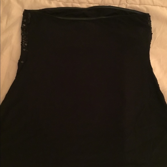 Inc black sparkly tube top size medium worn once - Picture 2 of 5